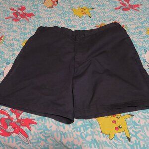 Vintage 80s Burger King Uniform Shorts Best MFG Navy Blue 40 Made in USA